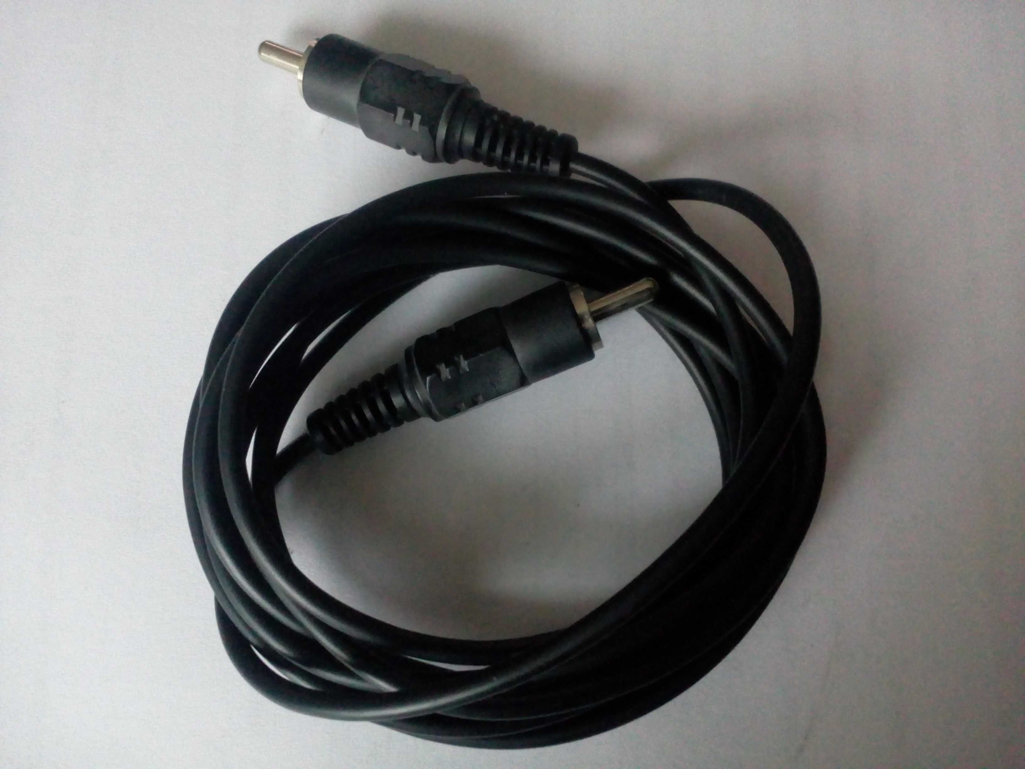 Przewód kabel 1xRCA (1x chinch) męski-męski 2m