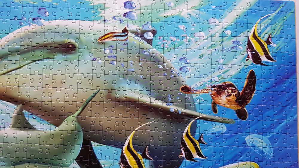 Пазл Pazzle Підводний світ (1000 елементів). 68х48 см. В коробці!