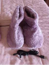 Pantufas com aquecimento por Usb