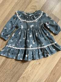 Плаття ,платье вельвет для девочки детское 68-74