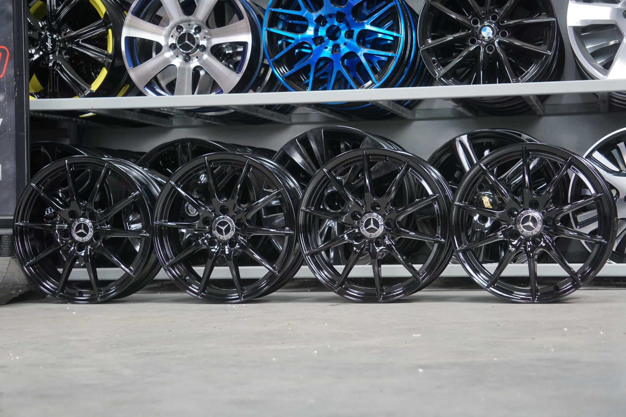 Alufelgi Mercedes W246 5x112 6.5Jx17 et49 czarny mega polysk