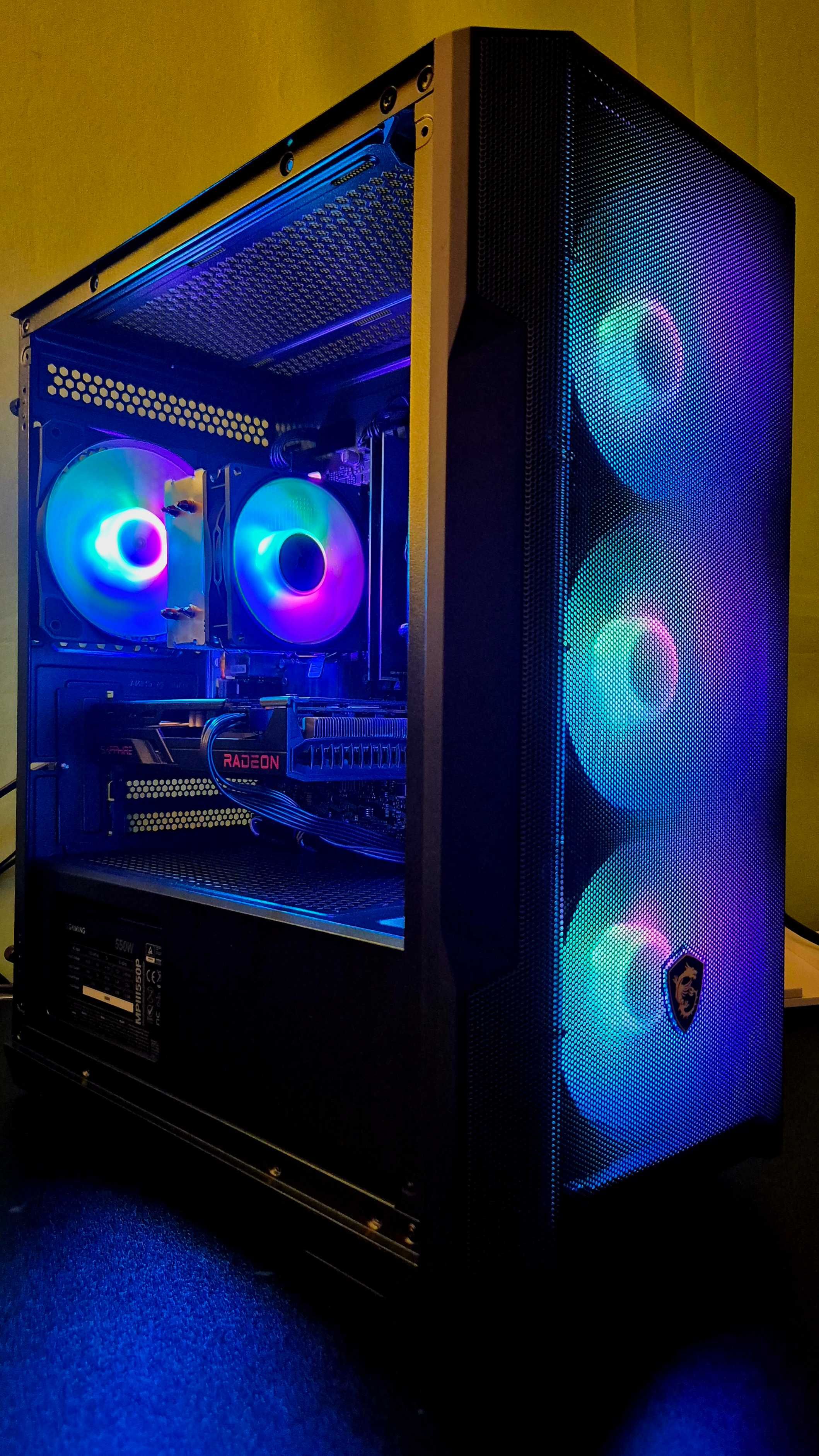 PC Gamer i5 1O400 4.3Ghz |16Gb DDR4| RX 6600 8GB  | NVME+HDD |ARGB