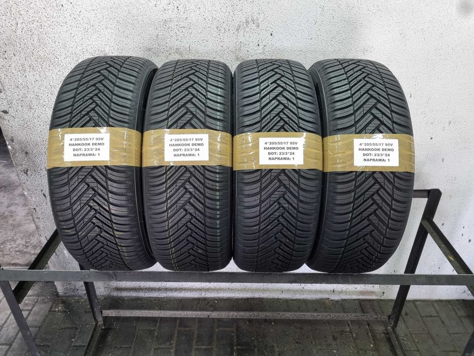 205/55/17 95V Hankook Kinergy 4S2 KOMPLET MONTAŻ Wysyłka Koszalin