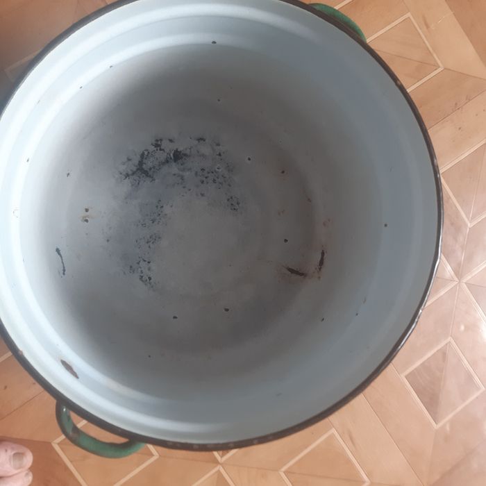 Посуда емальована миска, кастрюля. друшляк, часів СРСР.