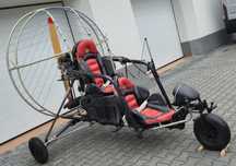 Trajka paralotniowa TANDEM JAB FLY duża - wózek paralotnia PPGG PPG