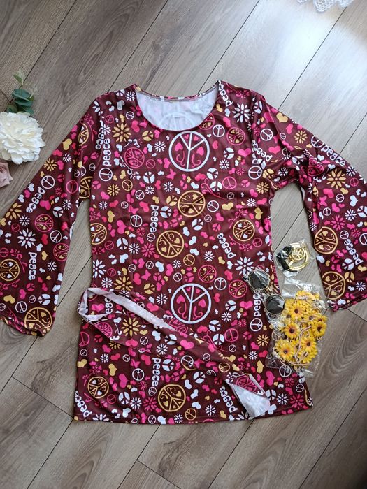 Strój przebranie Hipis lata 70 M/38