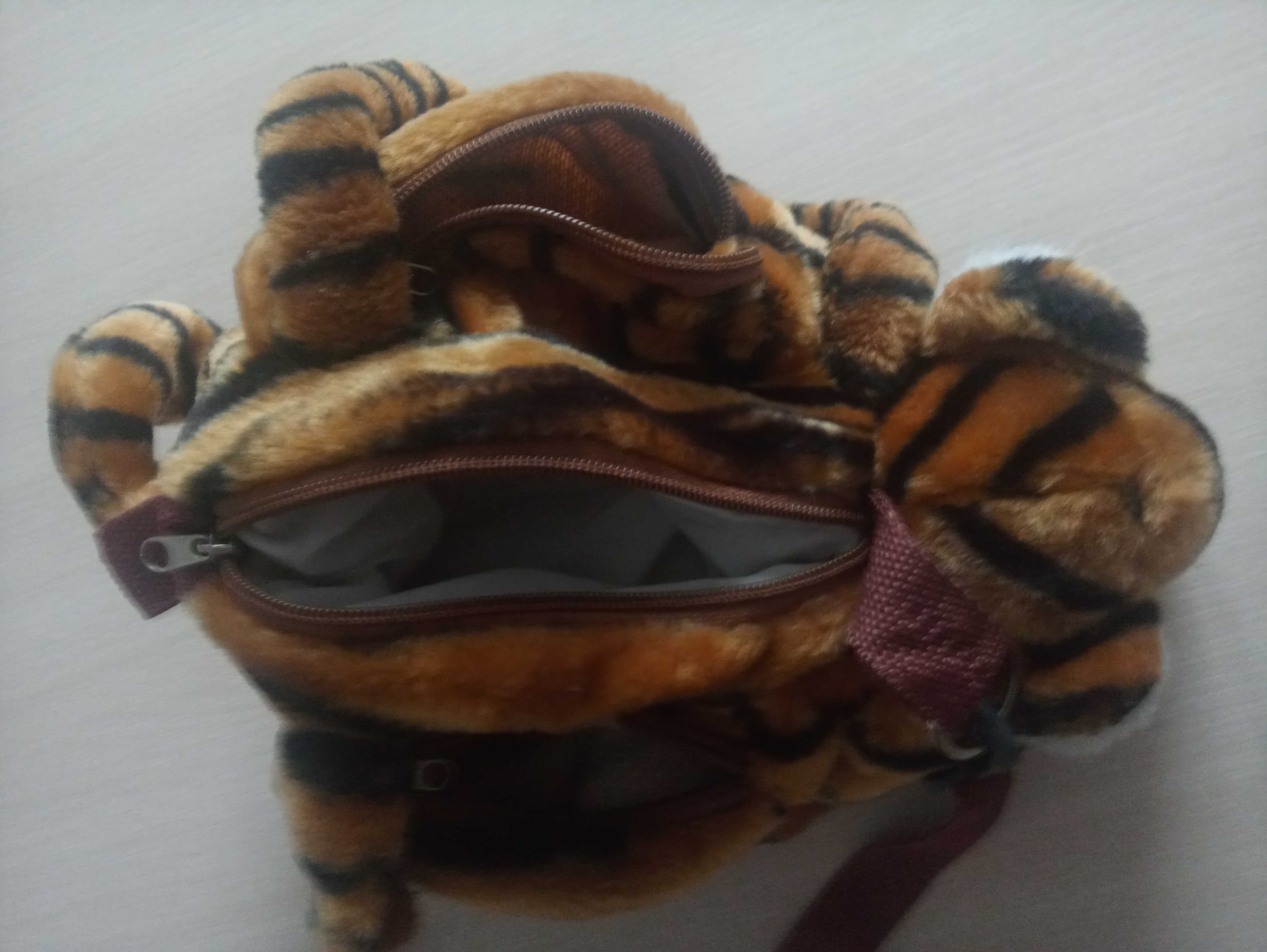 Torebka pluszowa tygrysek