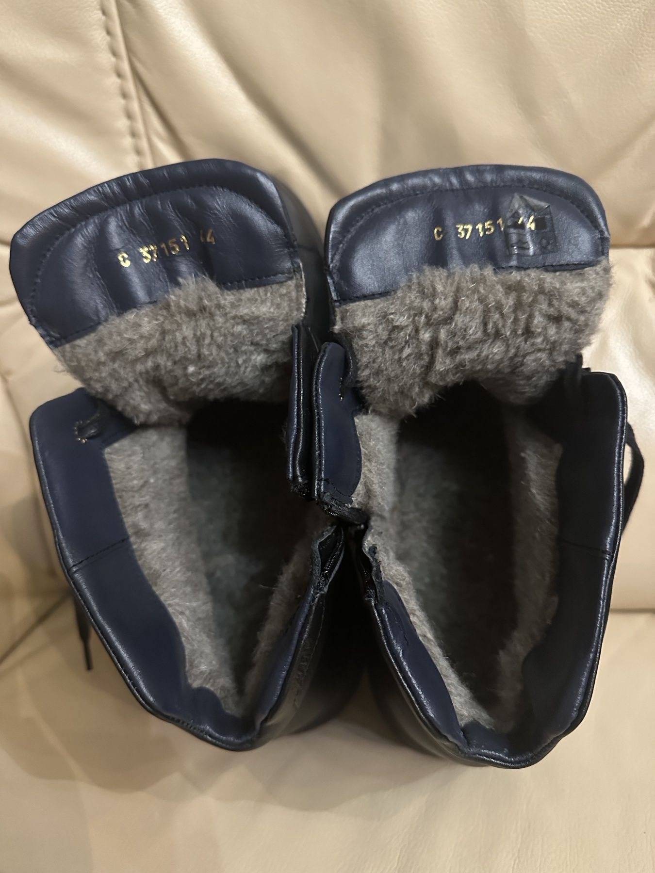 Мужские зимние Ботинки черевики шкіряні 44р IKOS 3715-1