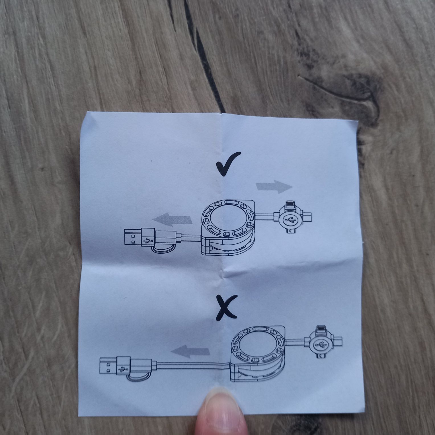 Wysuwany kabel USB 3w1