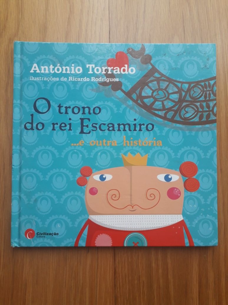 Livro " O trono do rei escamiro... e outra histórias