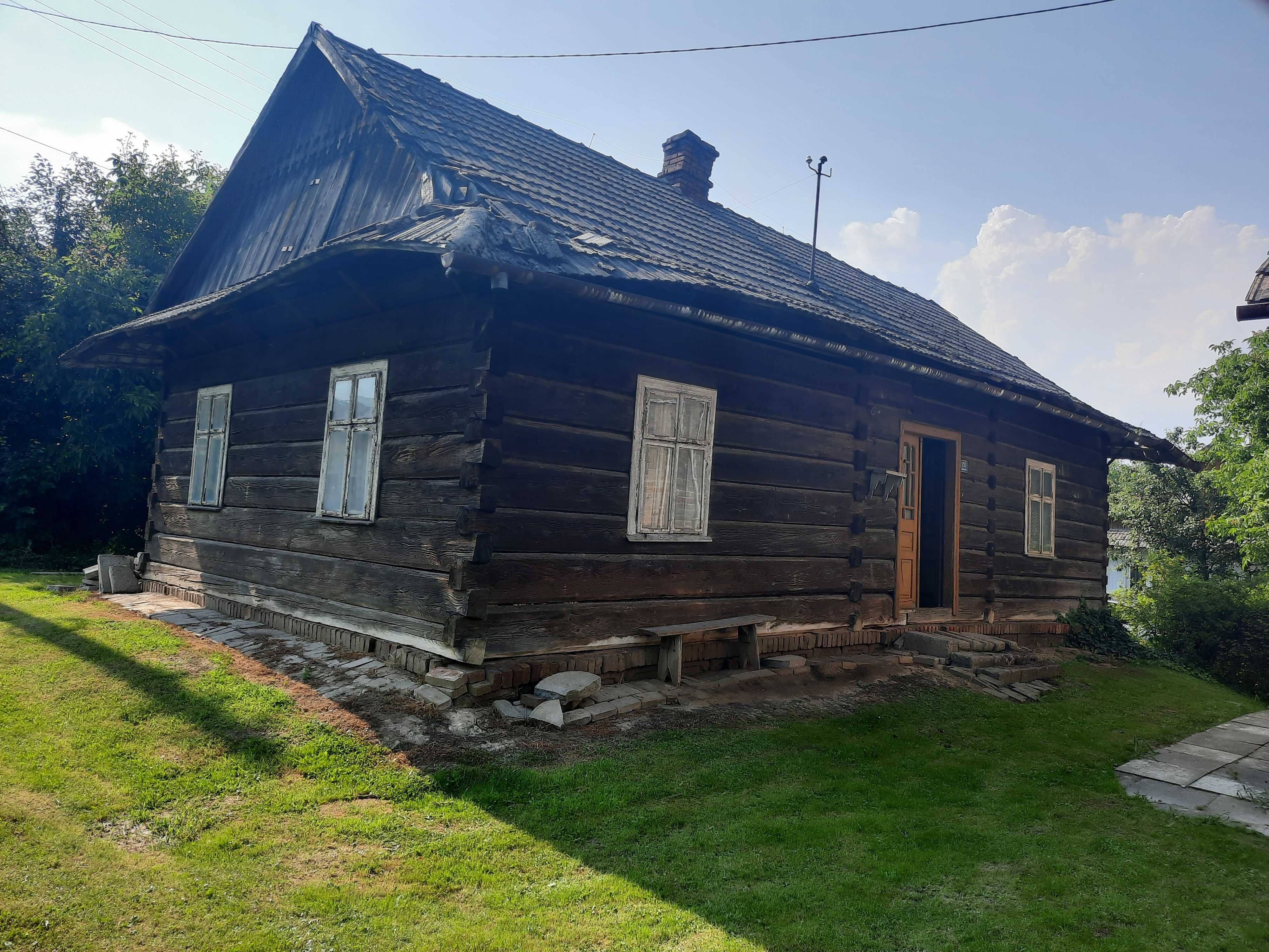Dom drewniany do rozbiórki