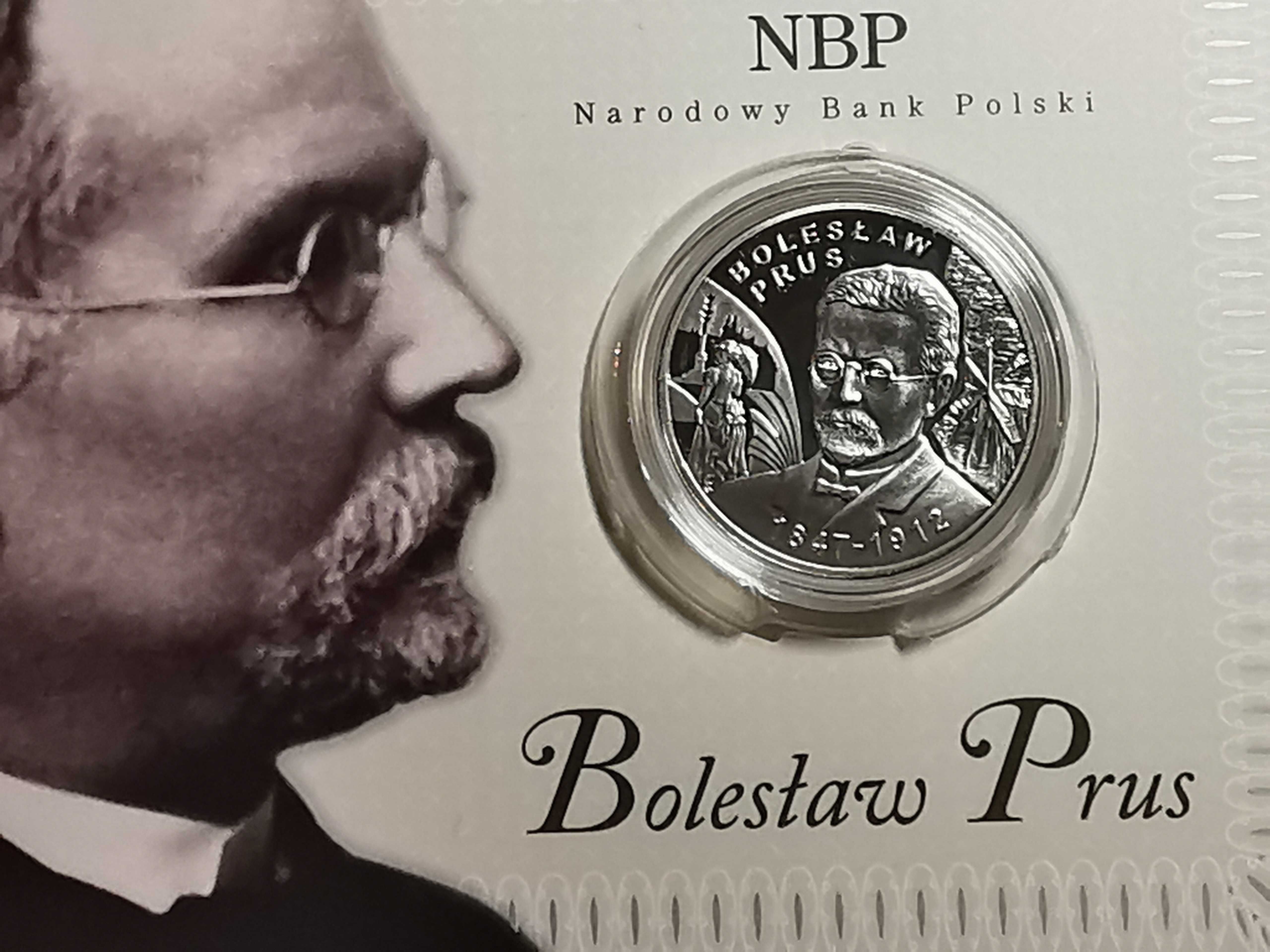 Moneta Bolesław Prus, Blister - Lustrzanka 10zł