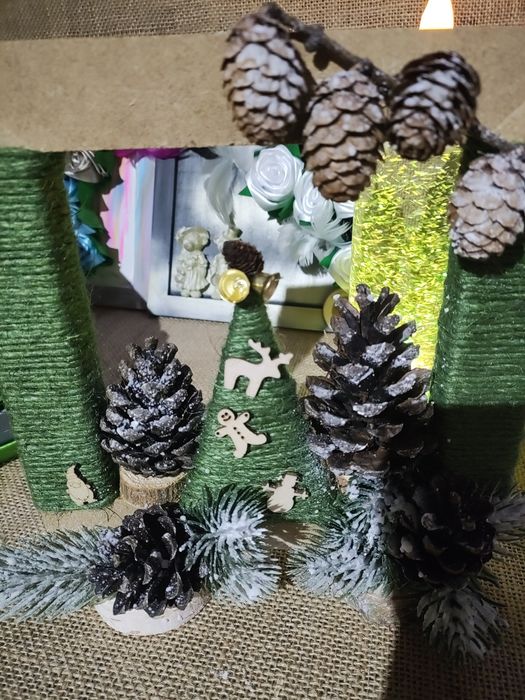 Ramki ozdobne świąteczne. Rękodzieło. Handmade