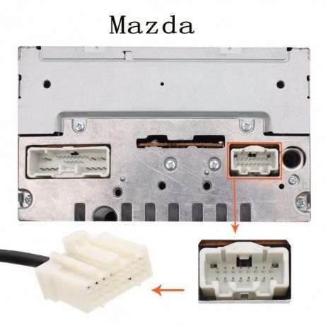 USB AUX MP3 адаптер емулятор CD чейнджера Mazda 3, 5, 6, CX7 RX8 Мазда