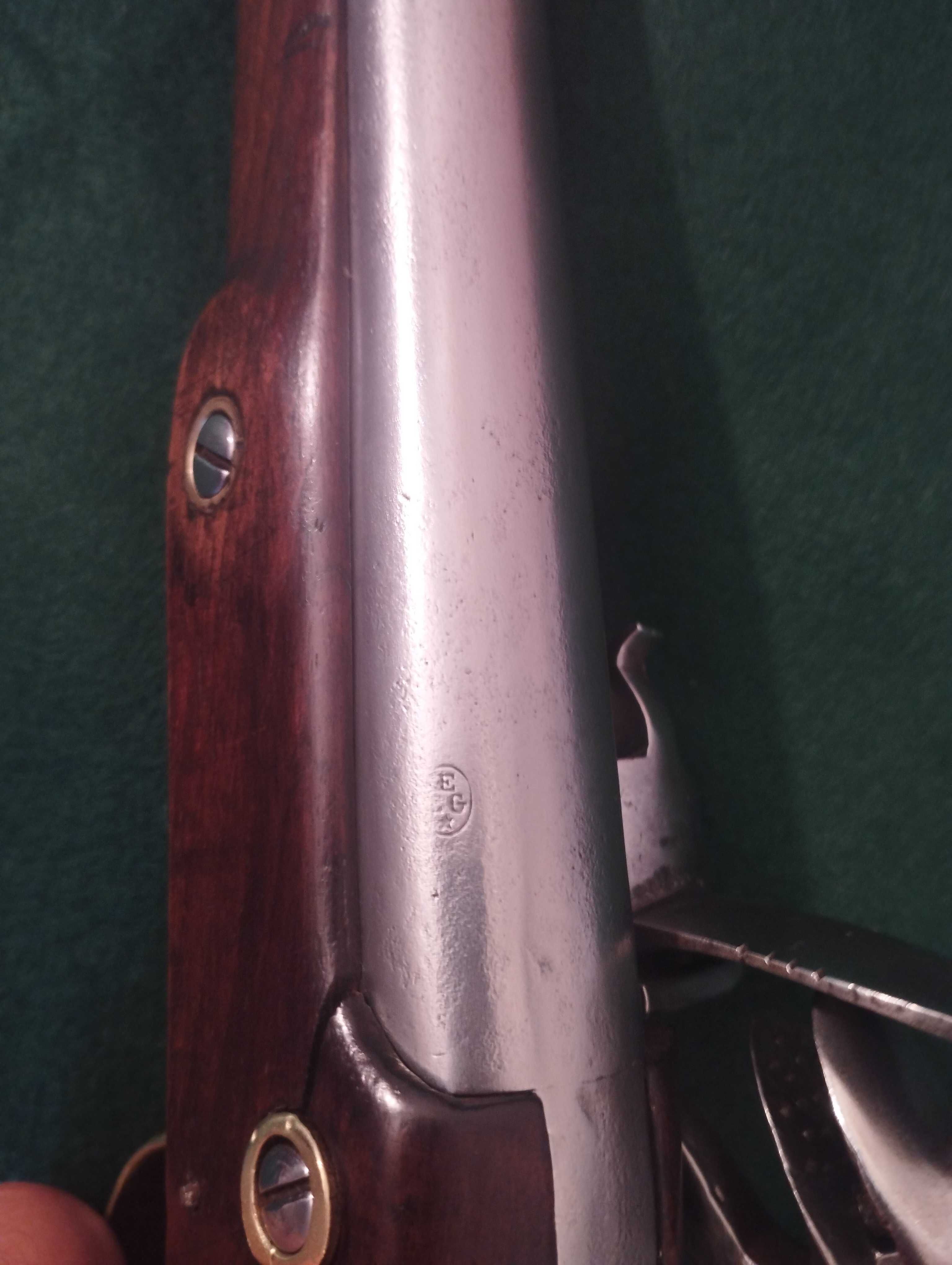 Pistola naval holandesa-belga circa 1800