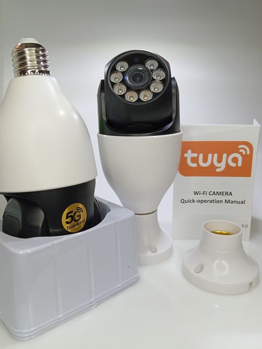 ‼️WI-FI CAM E27 Вай-фай камера під цоколь Домашня Камера лампочка ‼️