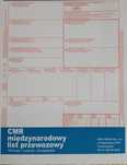 CMR międzynarodowy list przewozowy