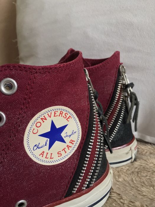 Converse Ct Tri Zip Hi suwaki bordowe Sizeer