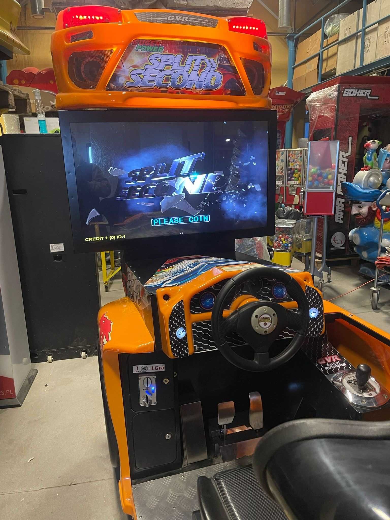 Symulator samochód i motor automat zarobkowy na monety