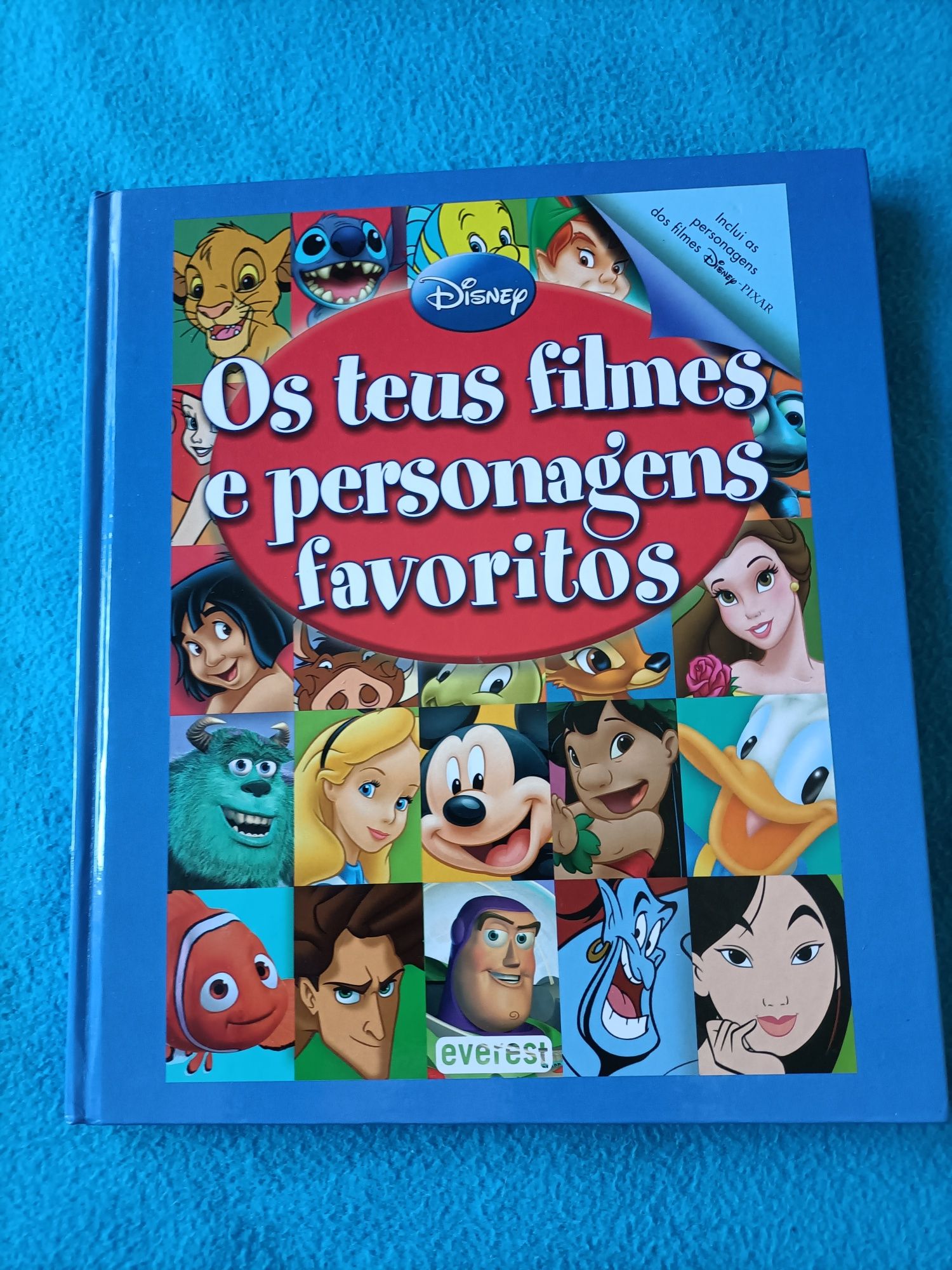 Livro disney os teus filmes e personagens favoritos