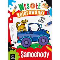 AKSJOMAT SAMOCHODY wesołe kolorowanki 4+