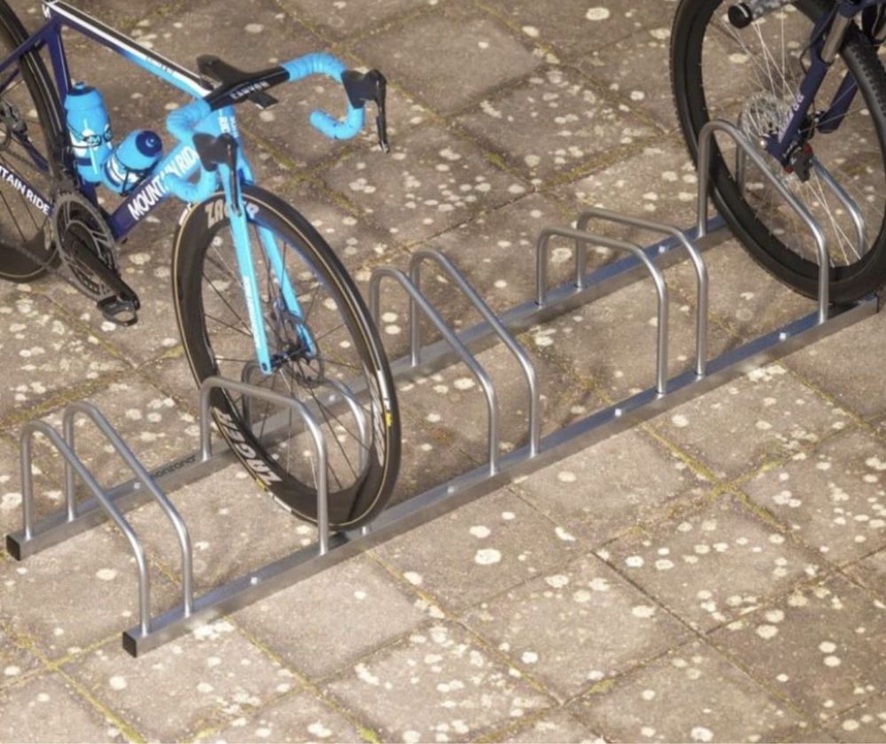 Stojak Uchwyt Parking Rowerowy na 5 Rowery Rower ŁATWY MONTAŻ Mocny