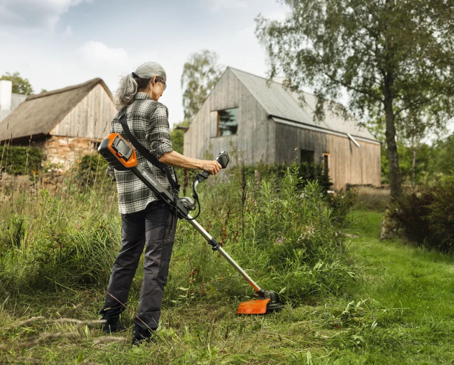 Kosa Wykaszarka Akumulatorowa Husqvarna 220Ir zestaw dwa akumulatory