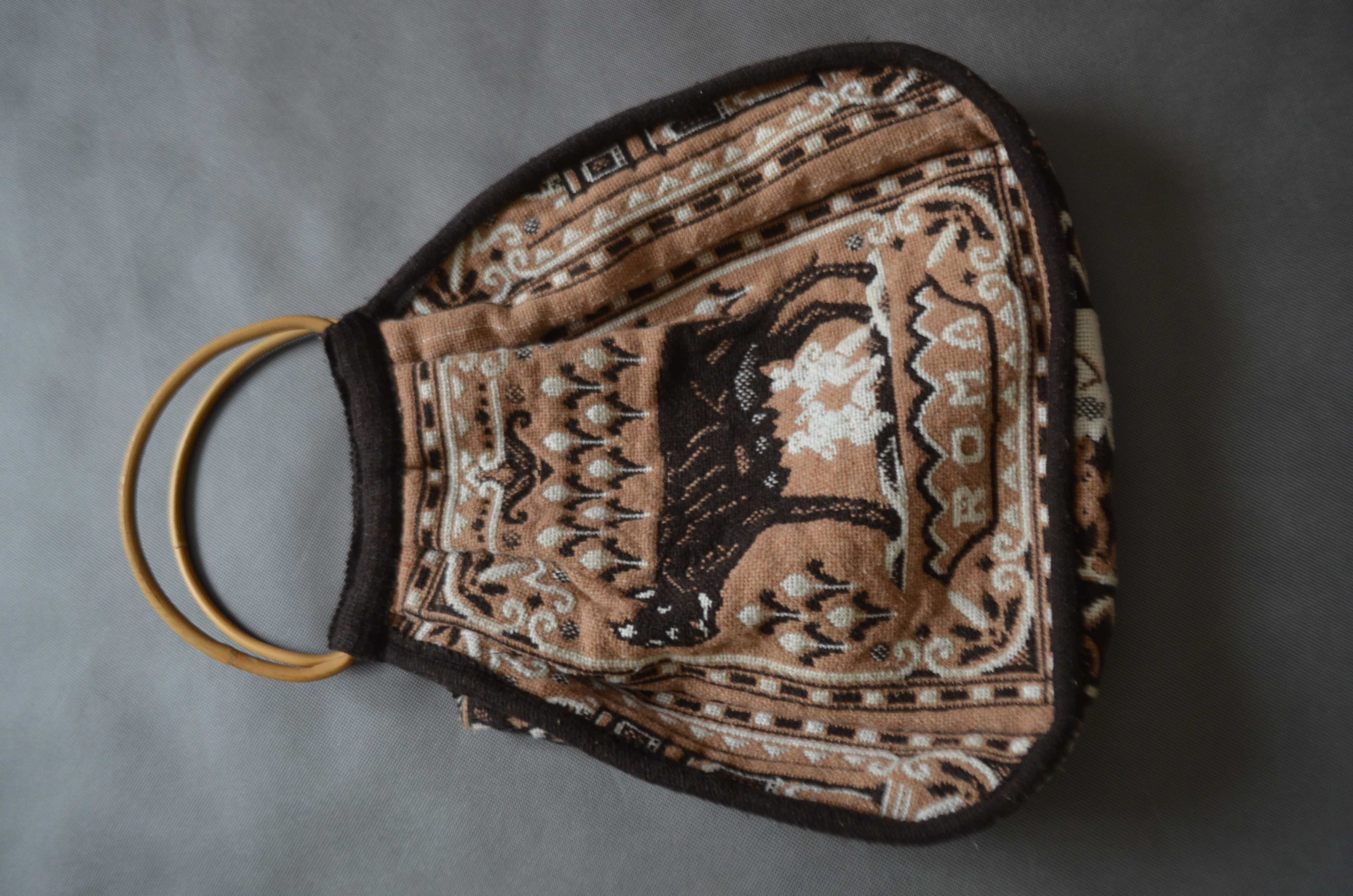 torba boho vintge gobelinowa z Watykanu