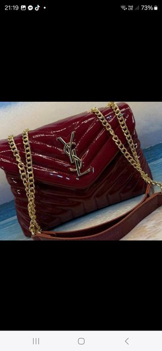 Torebka bordowa YSL