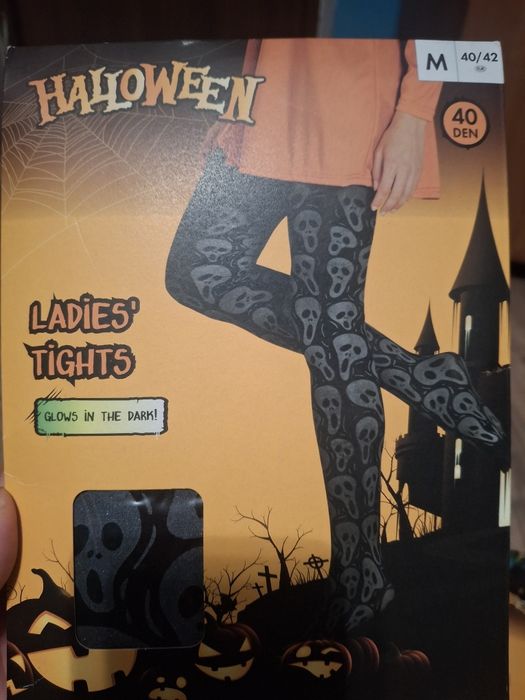 Halloween rajstopy rozmiar M NOWE