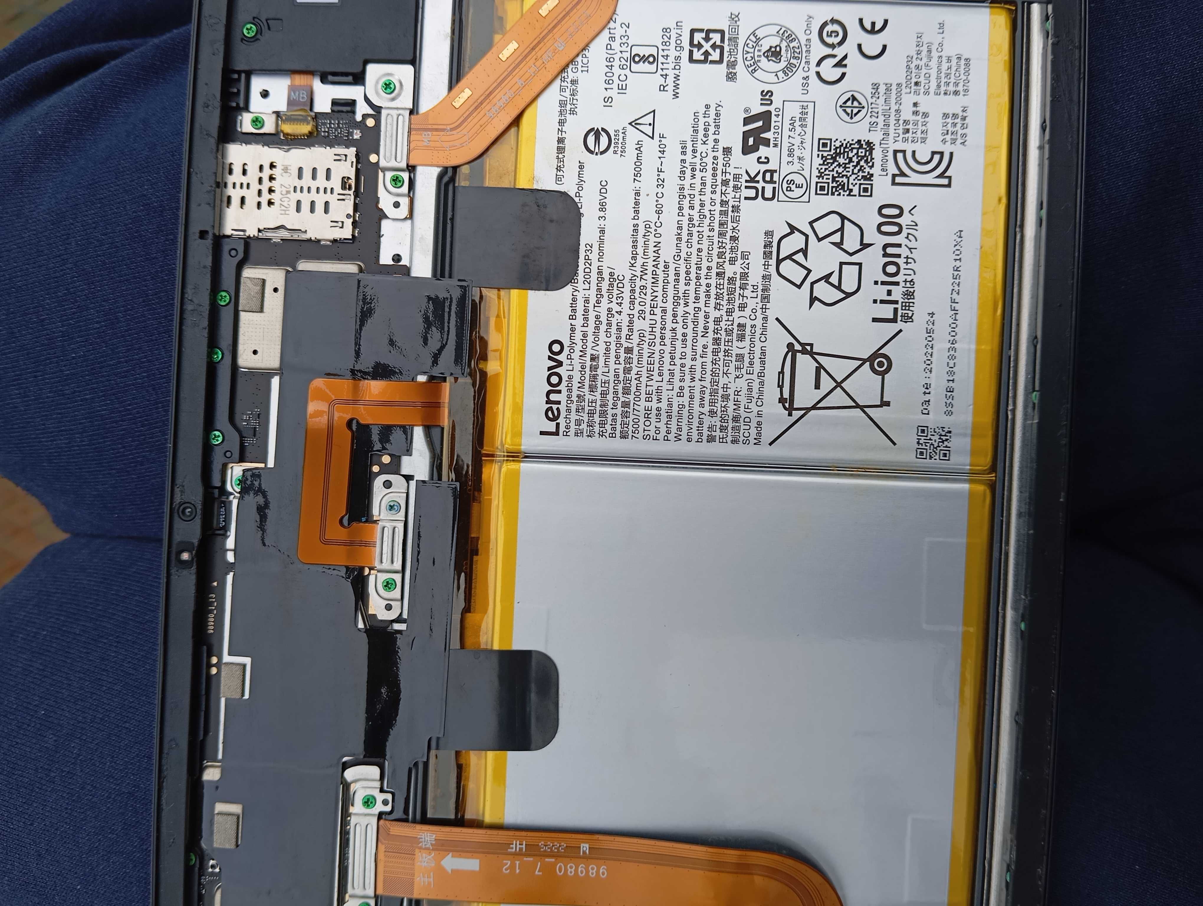 Tablet Lenovo  M10 Plus Gen 3 128GB para peças
