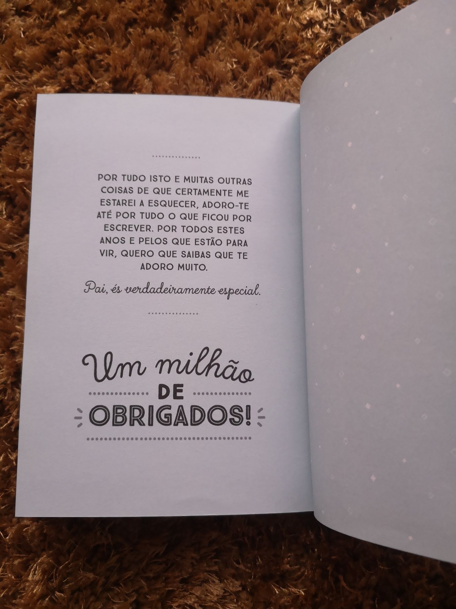 Livro para um pai maravilhoso