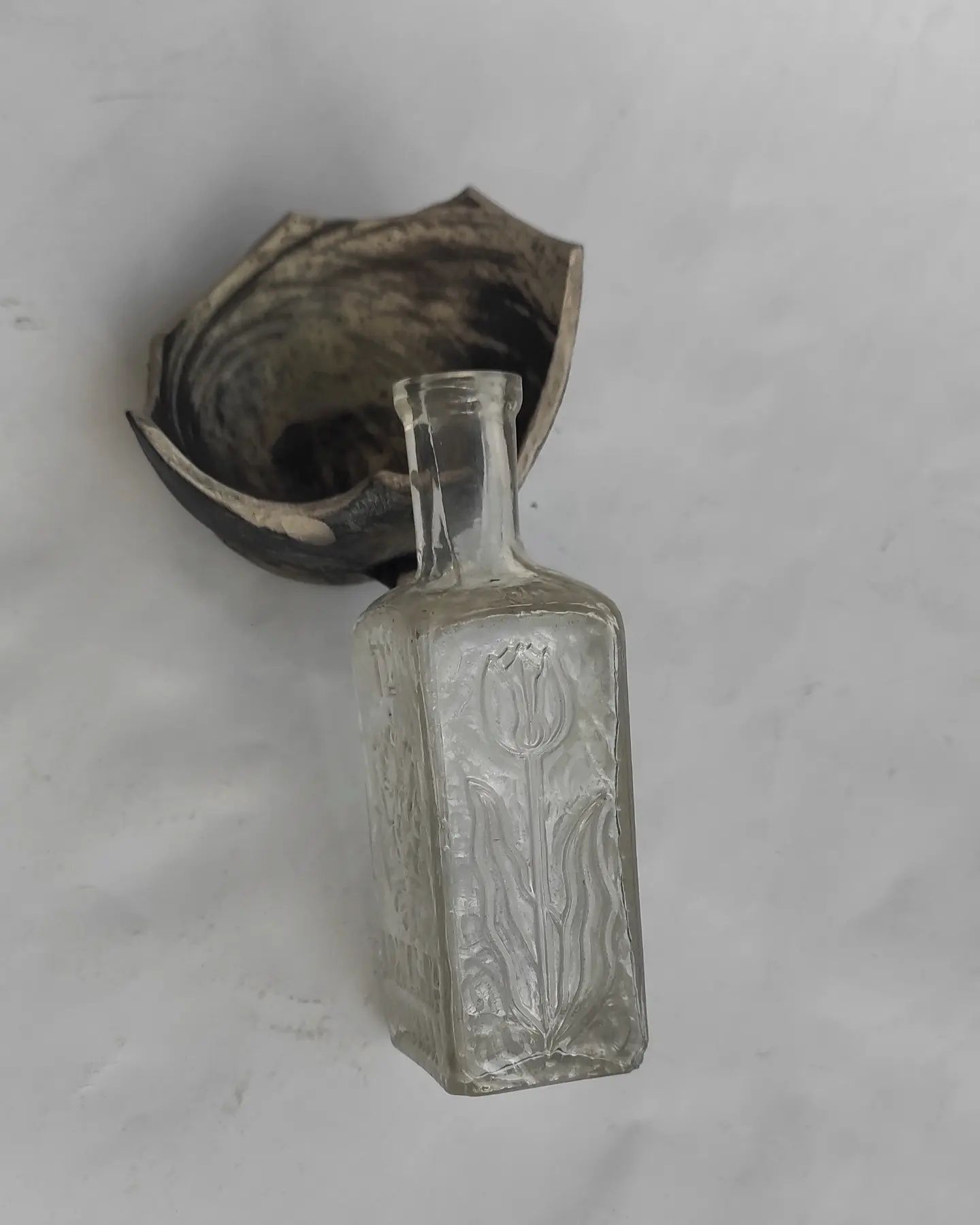 Старинный дореволюционный парфюмерный флакон/бутылка. Антиквариат