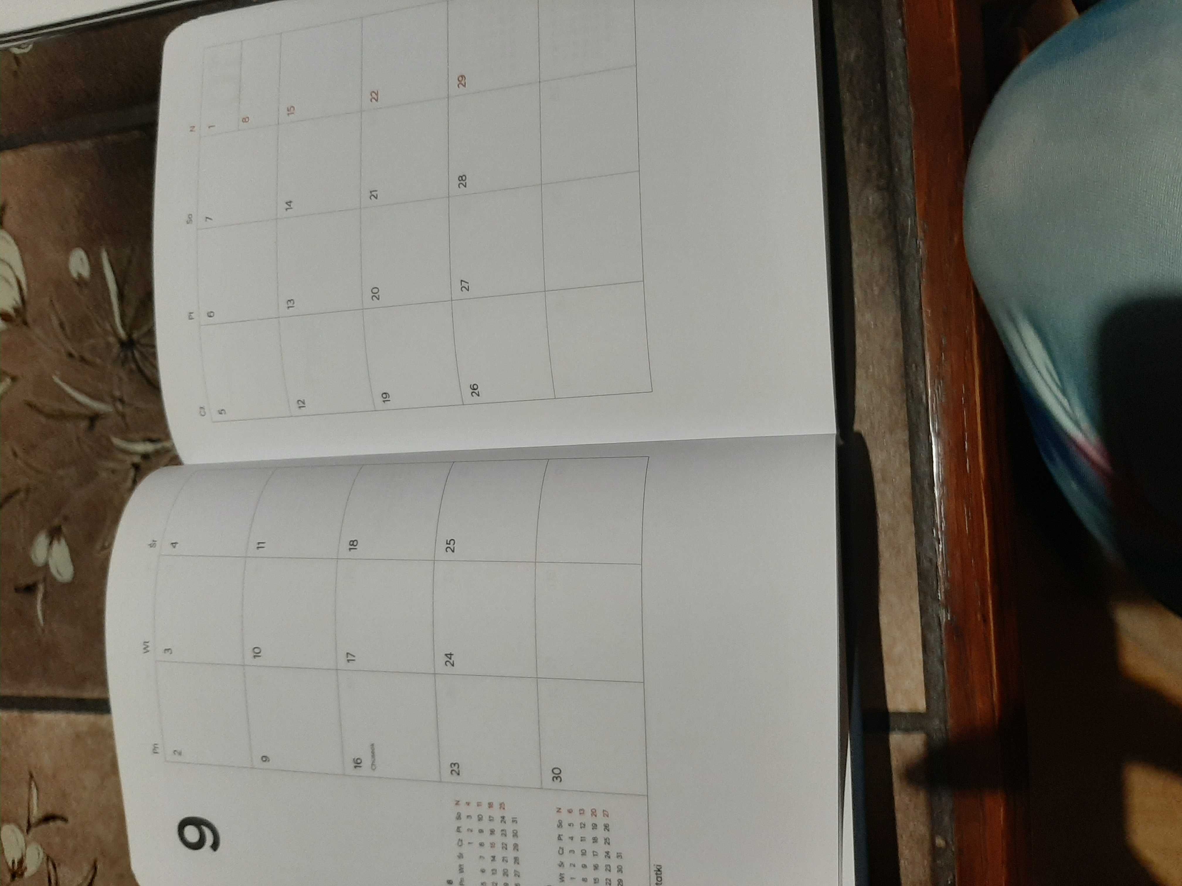 Kalendarz terminarz notatnik oryginał 2024 moto nowy