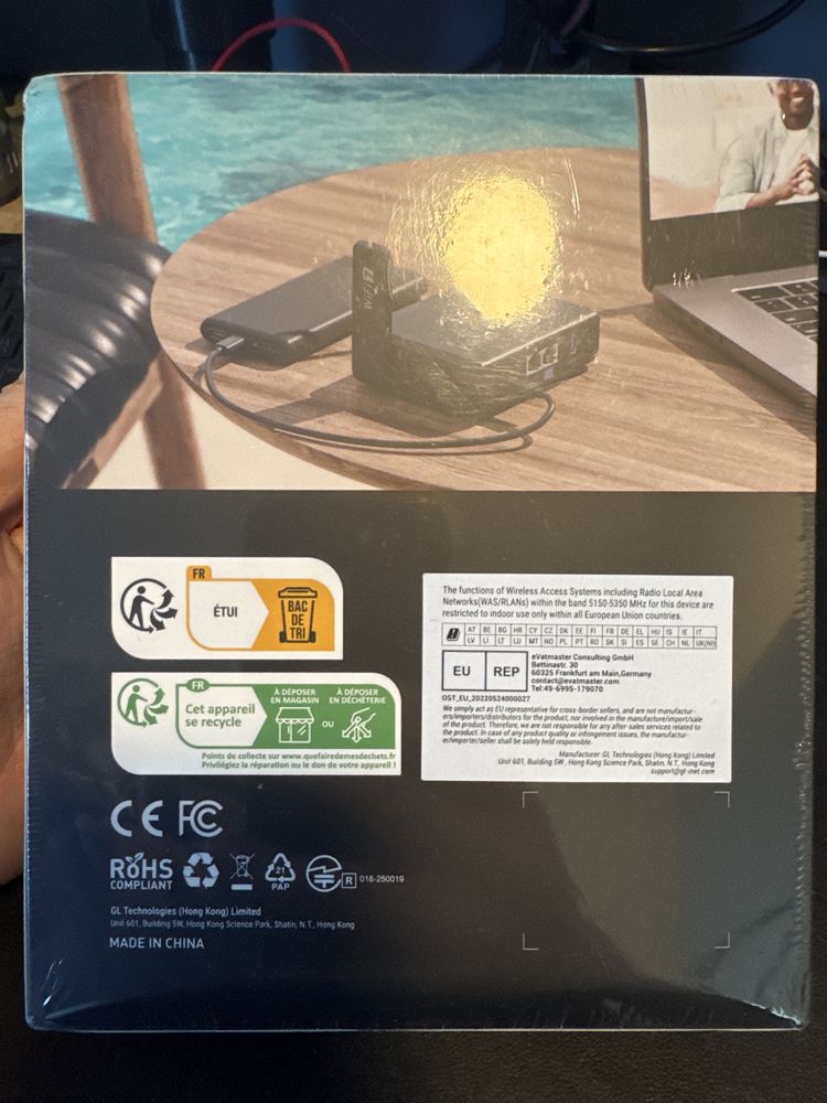 GL.iNet GL-BE3600 (Slate 7) Router Podróżny Wi-Fi7 OpenVPN & Wireguard