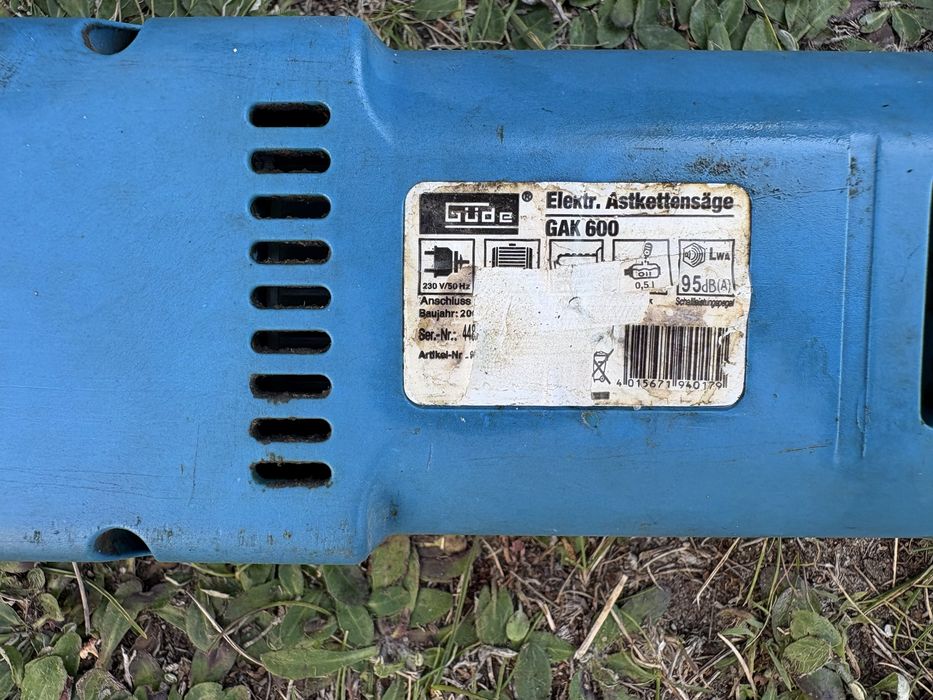 Piła elektryczna Gude na wysiegniku