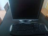 Monitor e teclado