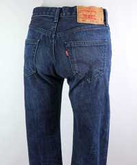 Levis 501 spodnie jeansy W30 L30 pas 2 x 38 cm
