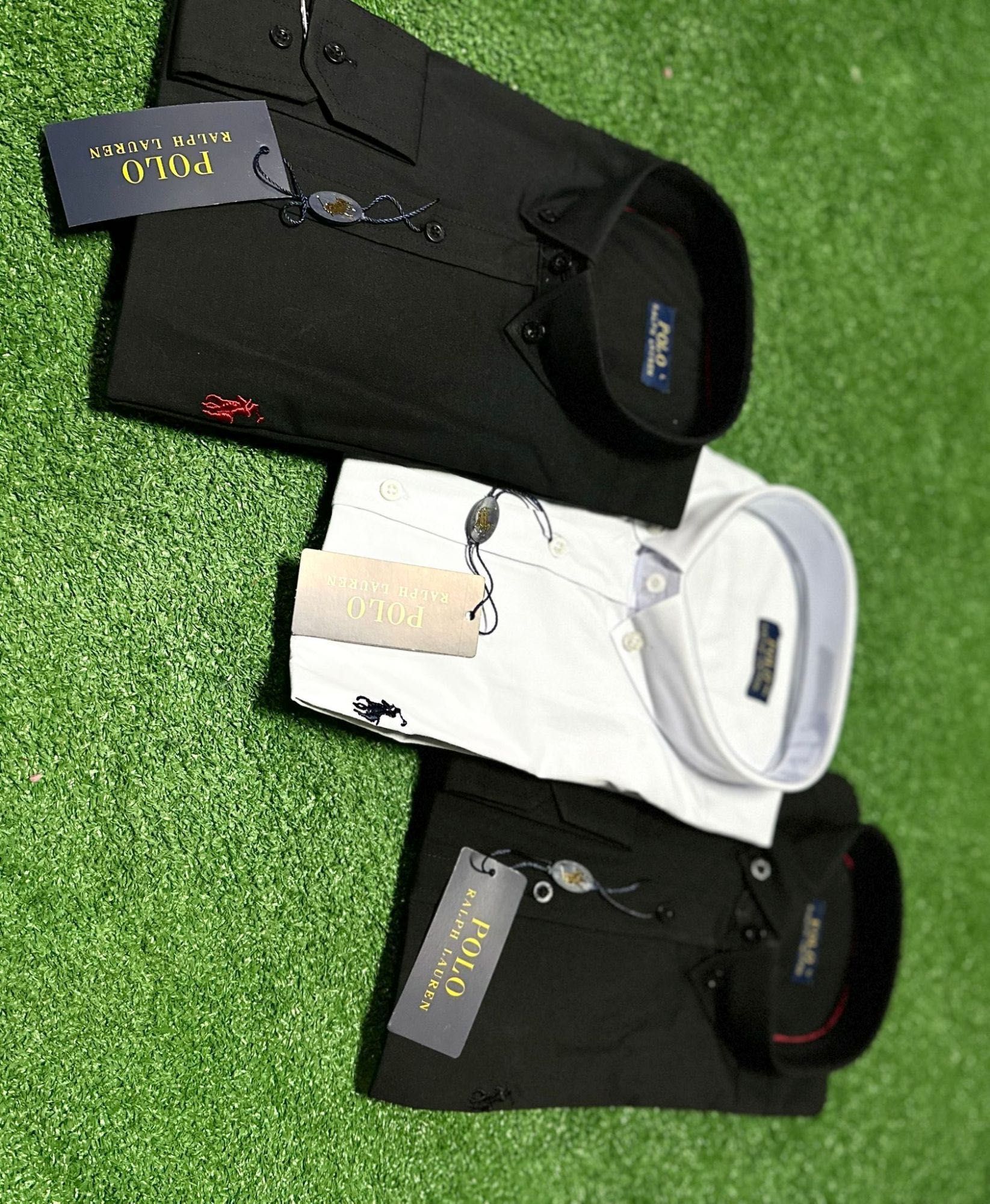 Koszula męska mały znaczek Ralph armani th eleganckie RL hit Premium