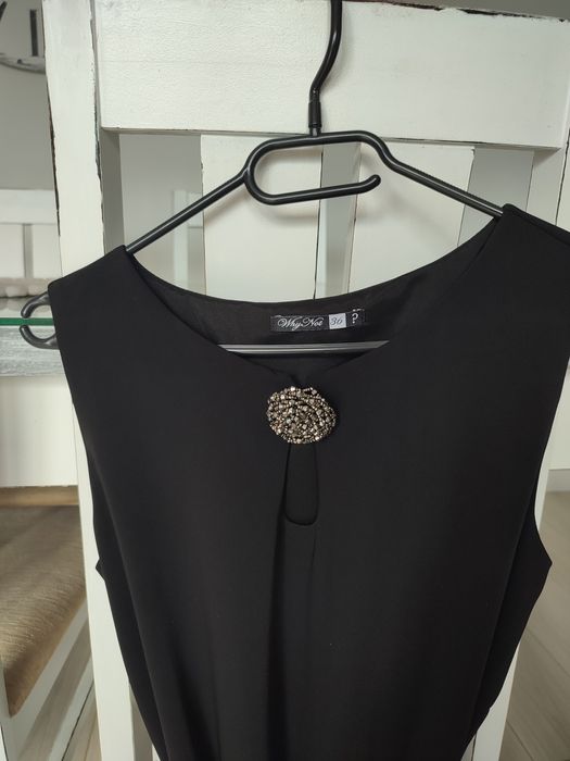 Elegancka sukienka wieczorowa koktajlowa mała czarna Why not rozm 36 S