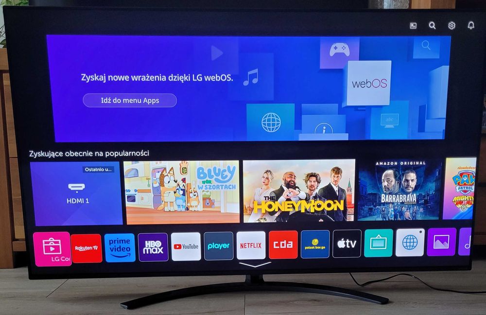 LG 65" 4k AI Smart Wifi WebOS DVB-T2 HEVC Netflix Disney HBO 65SM8600