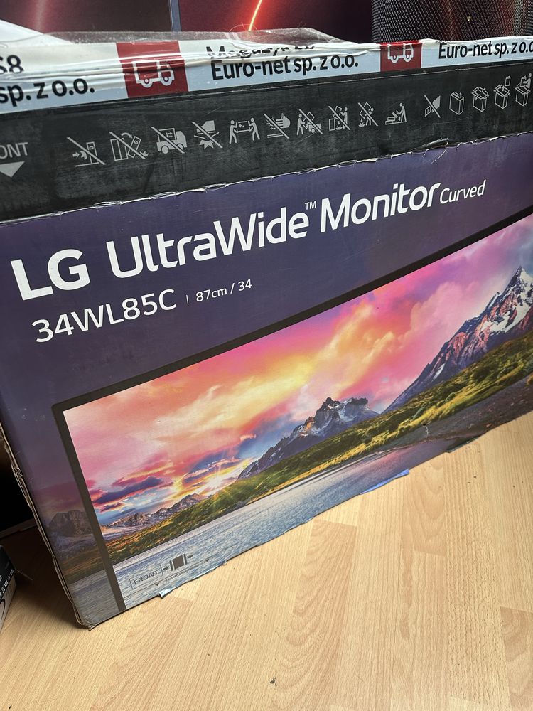 Monitor LG 34WL85C-B 34" UWQHD IPS