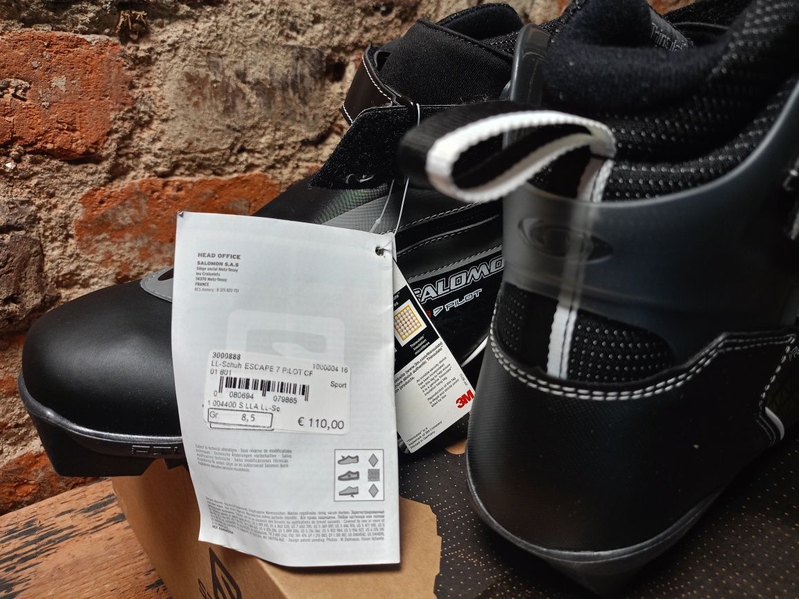 Buty do nart biegowych Salomon Escape 7 Pilot 42,5 SNS Pilot Nowe