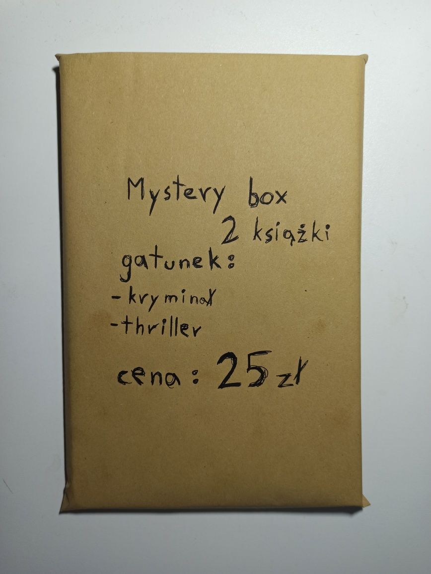mystery box książkowy 2 książki nowe kryminał thriller nowe