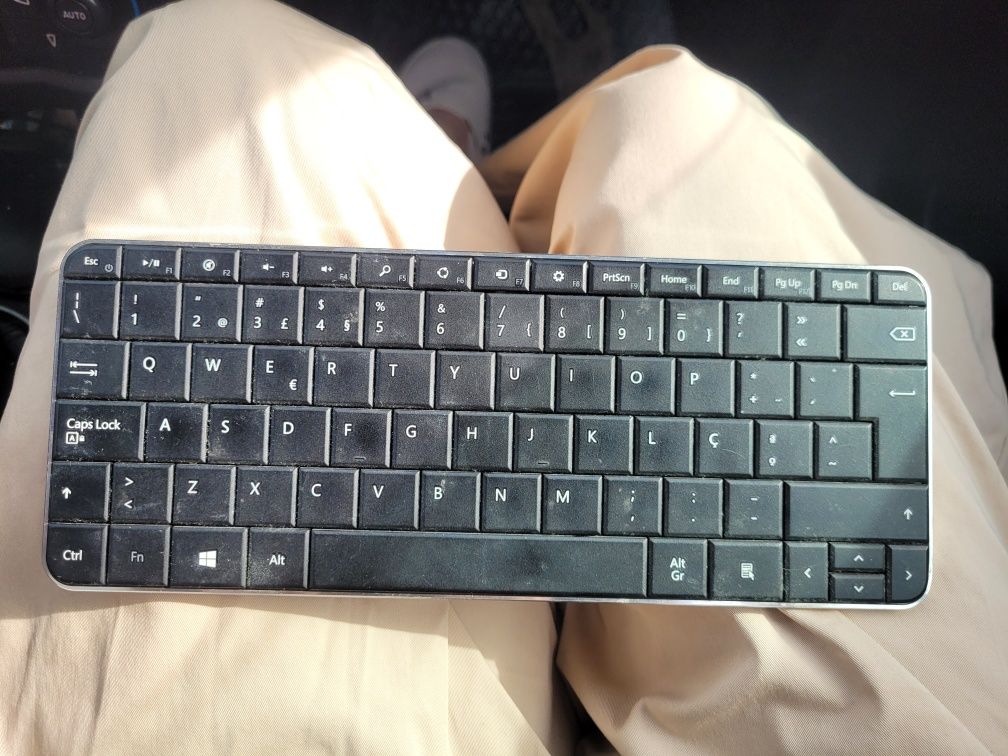 Teclado wireless da Microsoft