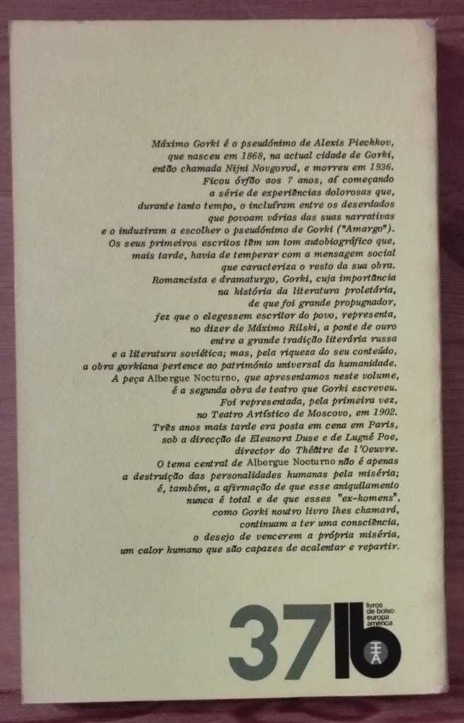 Albergue Nocturno - Máximo Gorki