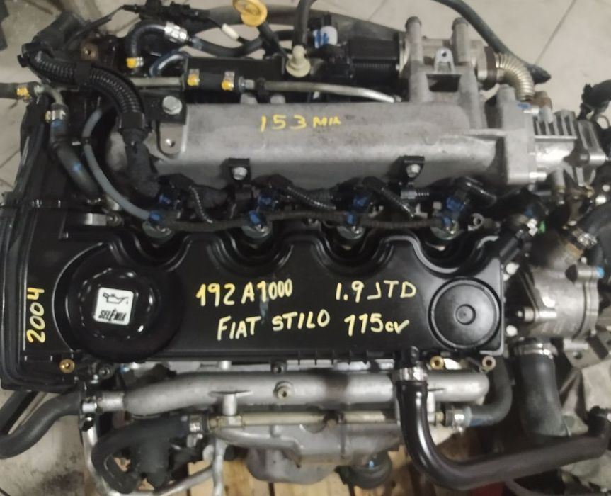 Motor 1.9jtd 115cv Fiat Stilo 192A1 caixa 5 velocidades C605
