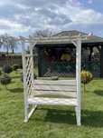 Pergola ławka ogrodowa
