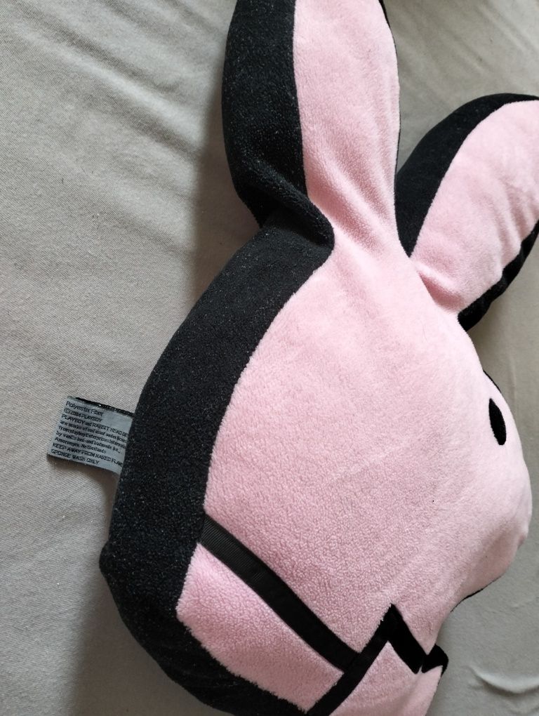 Poduszka królik różowa playboy
