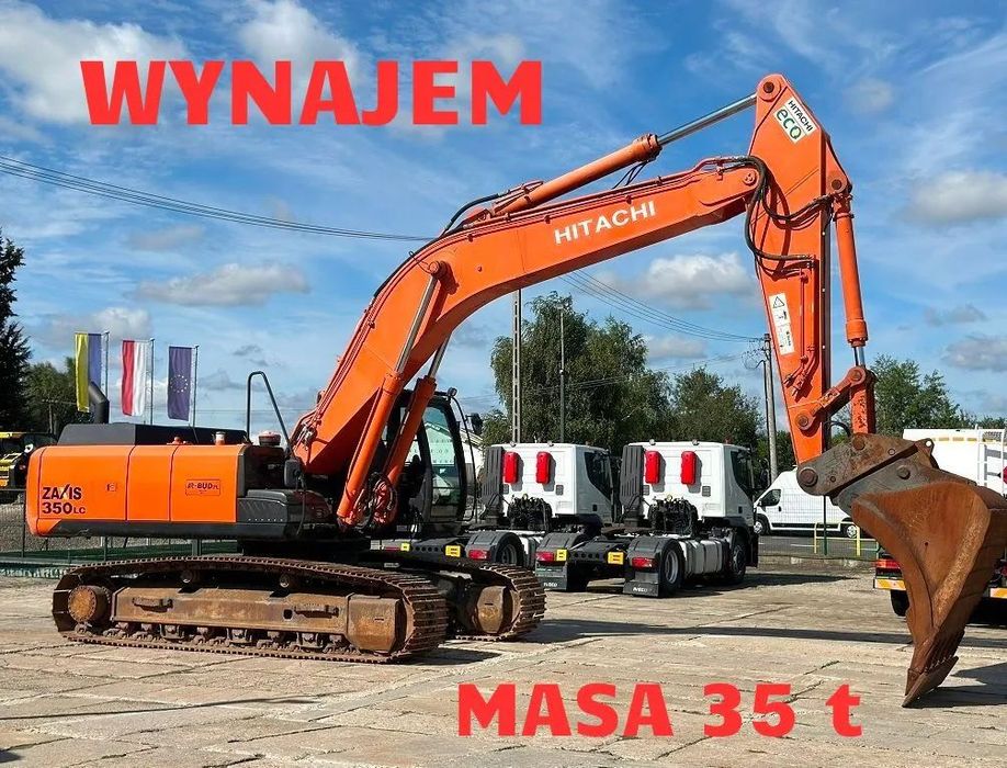 Hitachi ZX350LC-B  * Koparka Hitachi ZX350LC-B * Wynajem * A2-BUD *